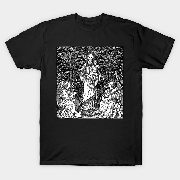 St. Joseph with the Child Jesus T-Shirt by DeoGratias
